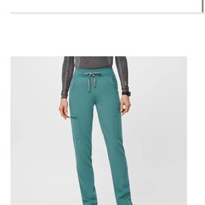 Hydrogreen High Waisted Yola™ - Petite Skinny Scrub Pants